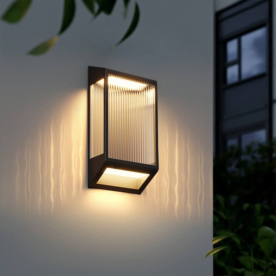 Stylish Vertical Ripped Acrylic LED Wall Lamp Waterproof & Modern Wall Lighting