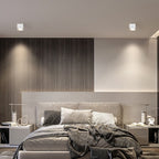 Square Recessed Downlight Minimalist Adjustable Iron Light