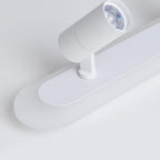 Surface Mounted Spotlights Modern Streamlined Oval Ceiling Light