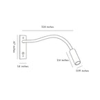 Swing Arm Wall Mount Light Modern Flexible LED Light
