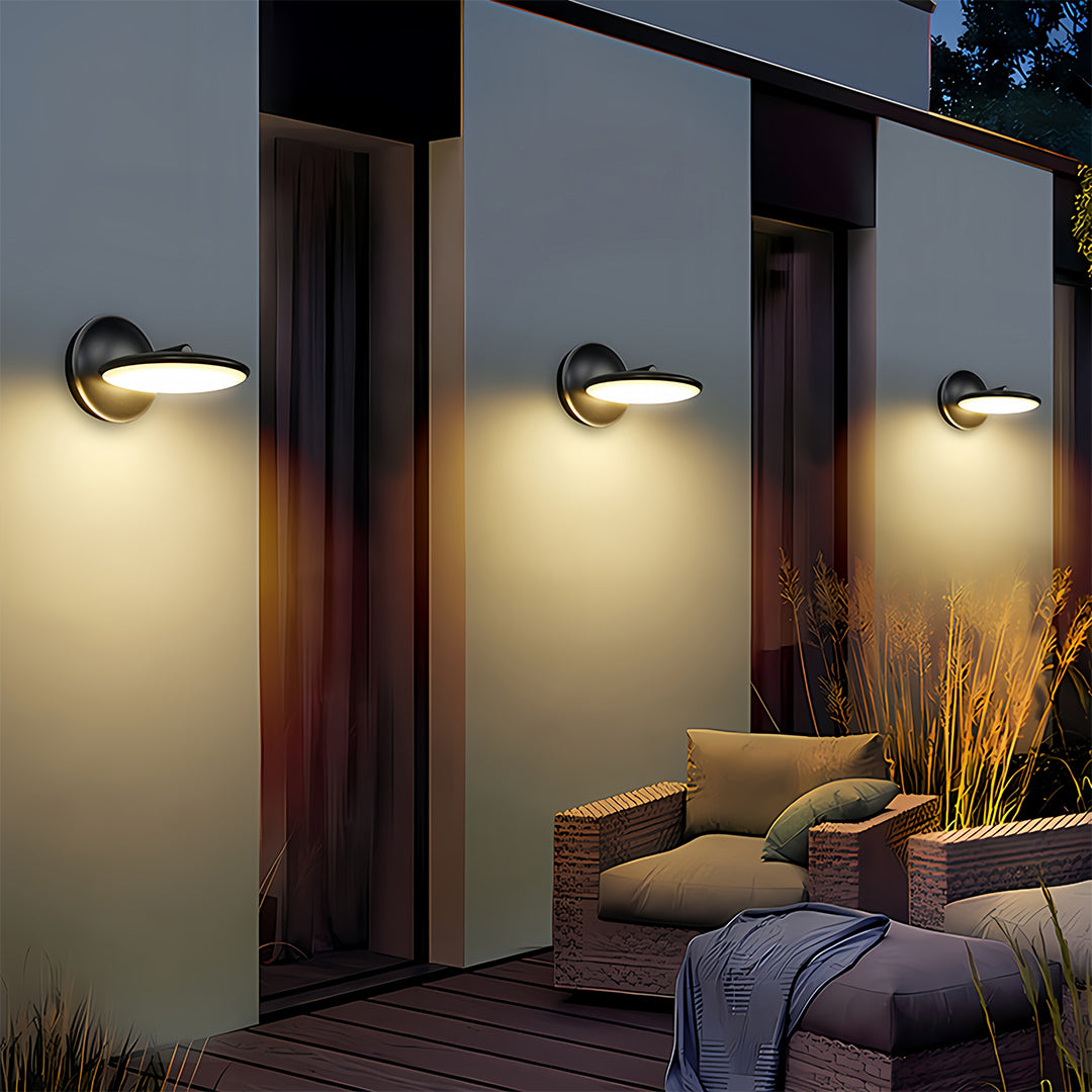 Swivel Wall Light Aluminum Acrylic Simple LED Waterproof Light