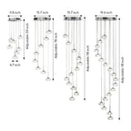 Chandelier For Tall Ceilings Italian Minimalist