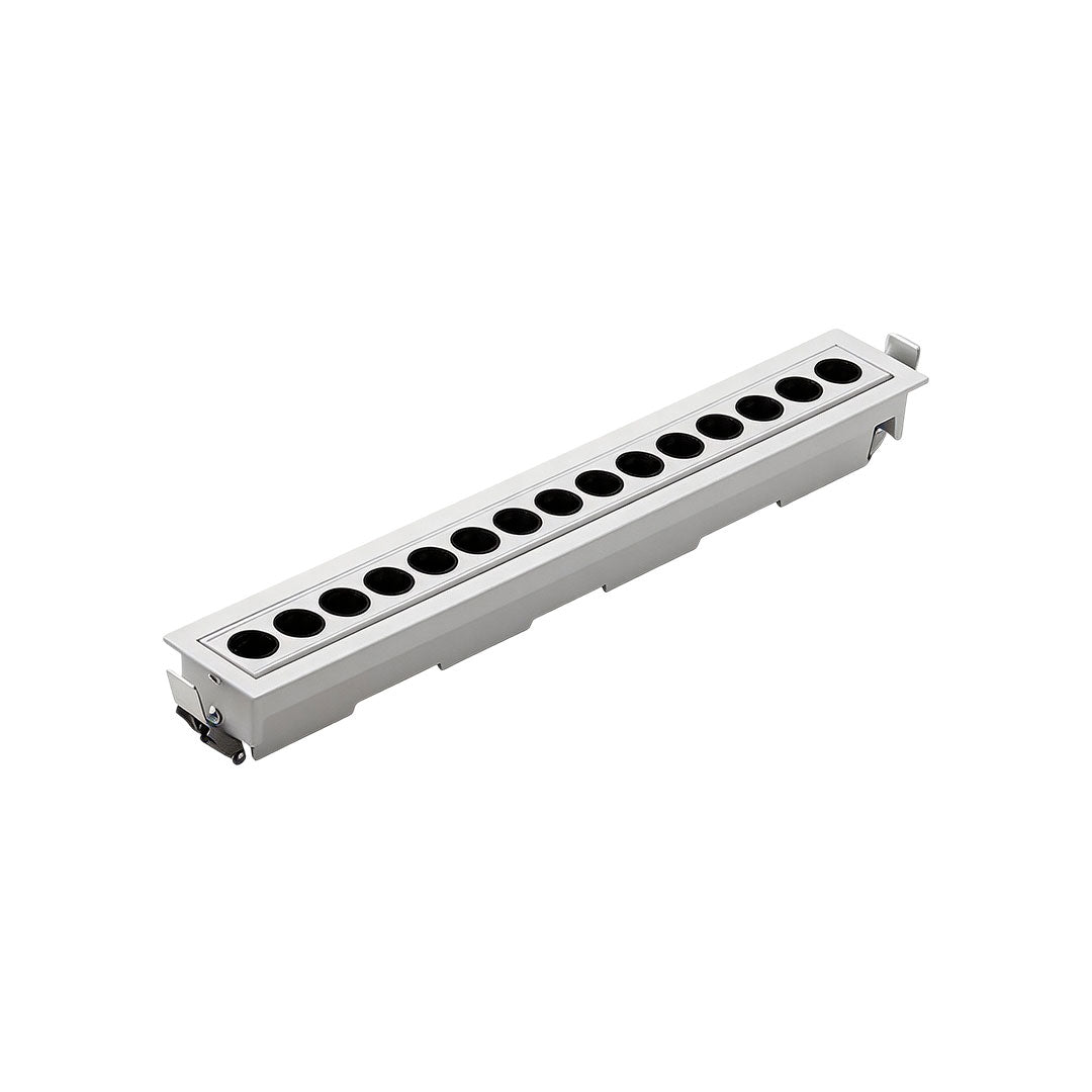 2 PCS LED Ceiling Recessed Spotlights Grille LED Linear Light