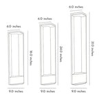 Sleek Linear 12W LED Pathway Light Minimalist Outdoor Landscape Lamp