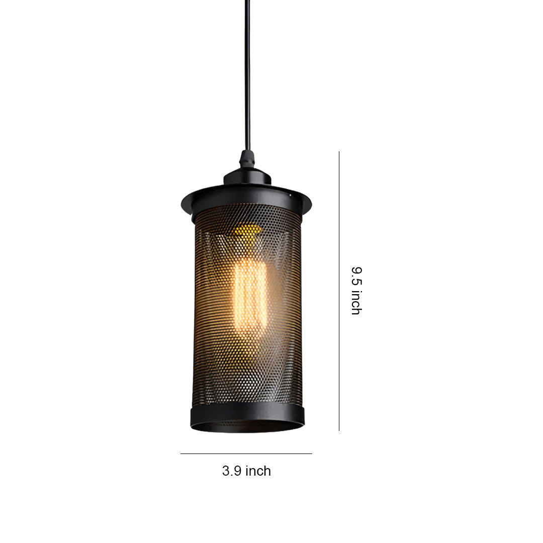 Retro Industrial Pendant Lights Vintage Black Iron Ceiling Light
