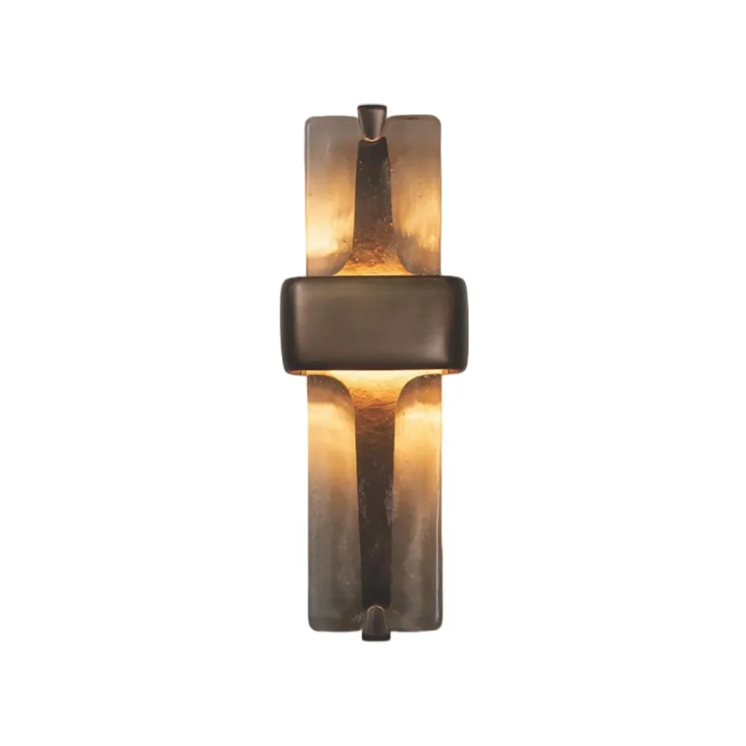 Textured Resin Wall Sconce Vintage Art Decorative Light