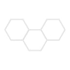 Honeycomb Ceiling Light Modern White LED Industrial Light