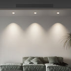 2 PCS Flush Mount Spotlight Deep Baffle Design Full-Spectrum Light