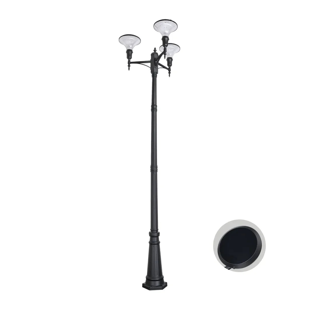 Exterior Light Post Vintage Decorative Multi-head Lamp Post