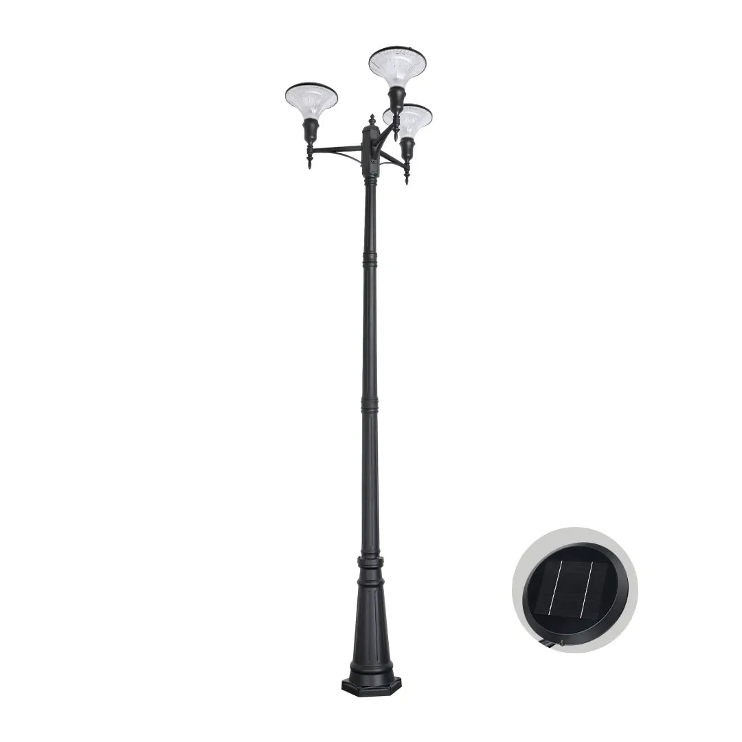 Exterior Light Post Vintage Decorative Multi-head Lamp Post