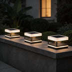 Pillar Top Lights Modern Outdoor Waterproof Square Light