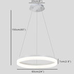 Flat Circular Island Kitchen Pendant Lighting Contemporary Pendant Light