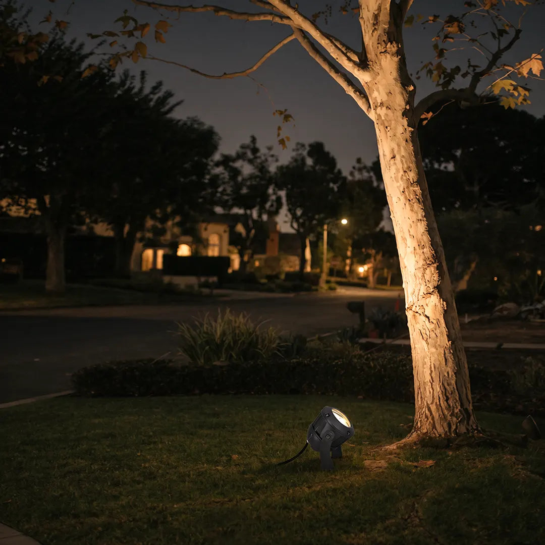 Tree Spotlight Modern Gray Outdoor Landscape Light