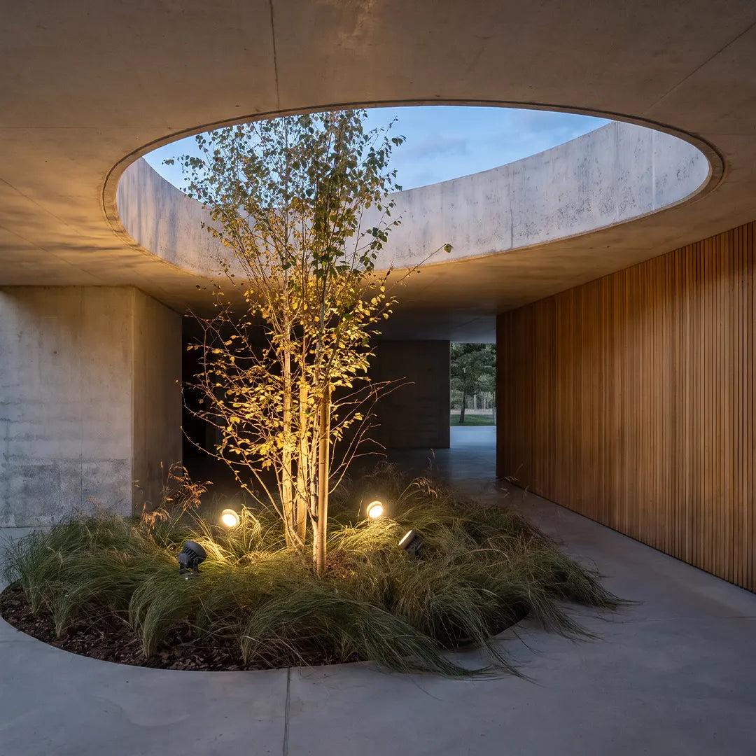 Tree Spotlight Modern Gray Outdoor Landscape Light
