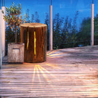 Tree Stump Lamp Resin Outdoor Vintage LED Decorative Garden Light