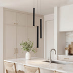 3 Piece Kitchen Island Pendant Lighting with Adjustable LED Lights