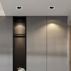 6 PCS Square Downlight Minimalist Sleek Recessed Grid Ceiling Light
