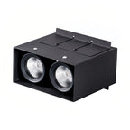 4 PCS Square Recessed Downlights Modern Grille Recessed Ceiling Lights