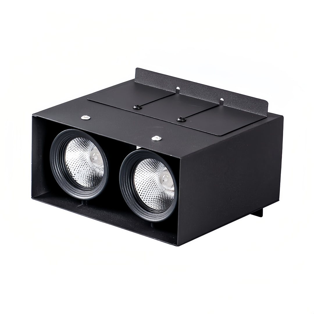 4 PCS Square Recessed Downlights Modern Grille Recessed Ceiling Lights