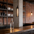 Tube Pendant Light Iron Vintage Flute Industrial Ceiling Light