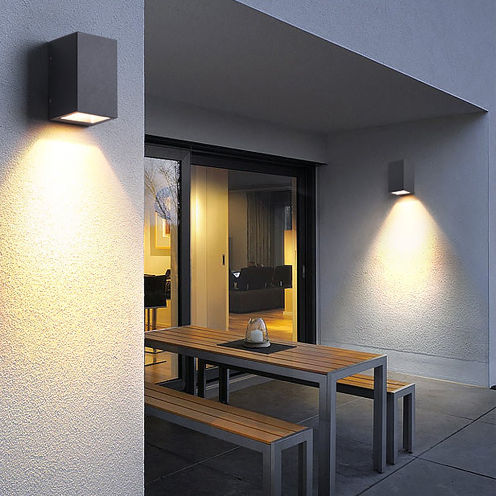 Outside up down Wall Lights Courtyard Waterproof LED Light