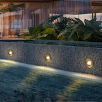Recessed Deck Step Lights Modern Black LED Metal Light