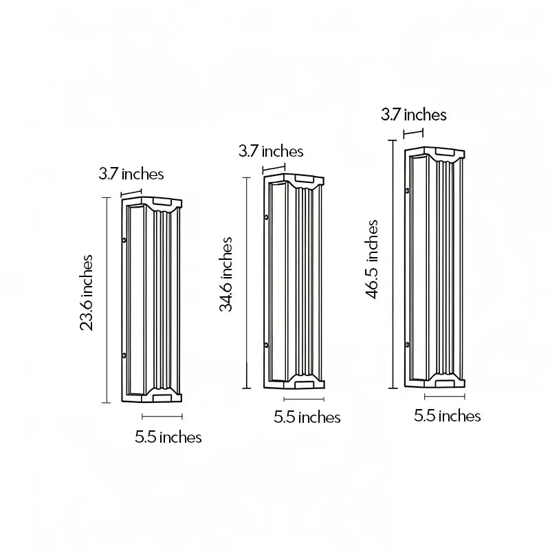 Up and Down Light Wall Sconce Modern LED Outdoor Light