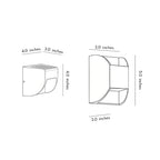 Up and Down Exterior Lights Modern LED Wall Washer Light