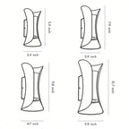 Up Down Lighting Wall Lights Modern Curved LED Waterproof Light