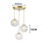 Nordic Artistic Glass Pendant Lighting Globe Pendant Lighting