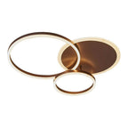 3-Layers LED Modern Circle Flush Mount Light - 3-Color Dimmable, 26x20