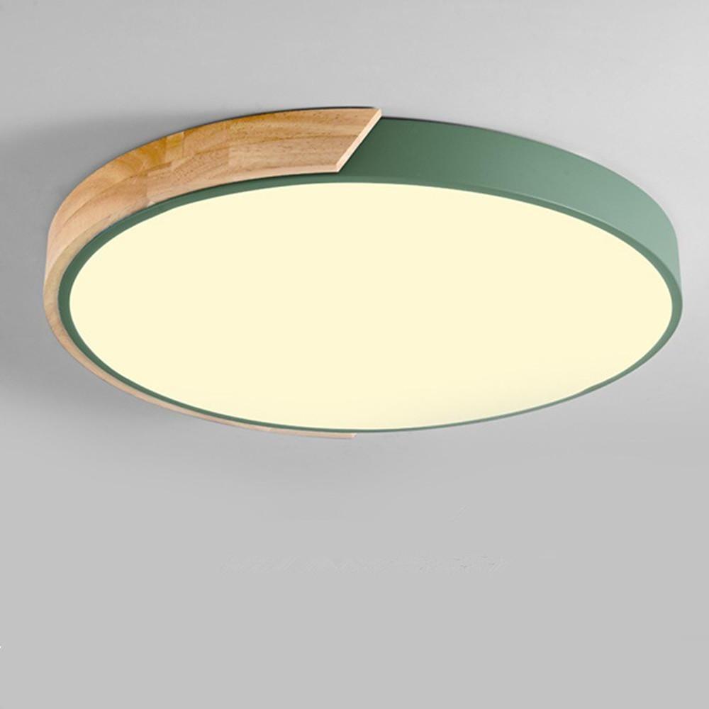 LED Wood Nordic Ceiling Lights Flush Mount Lighting Ceiling Lamp