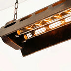 Vintage Farmhouse Chandelier Industrial T300 Tube Ceiling Light