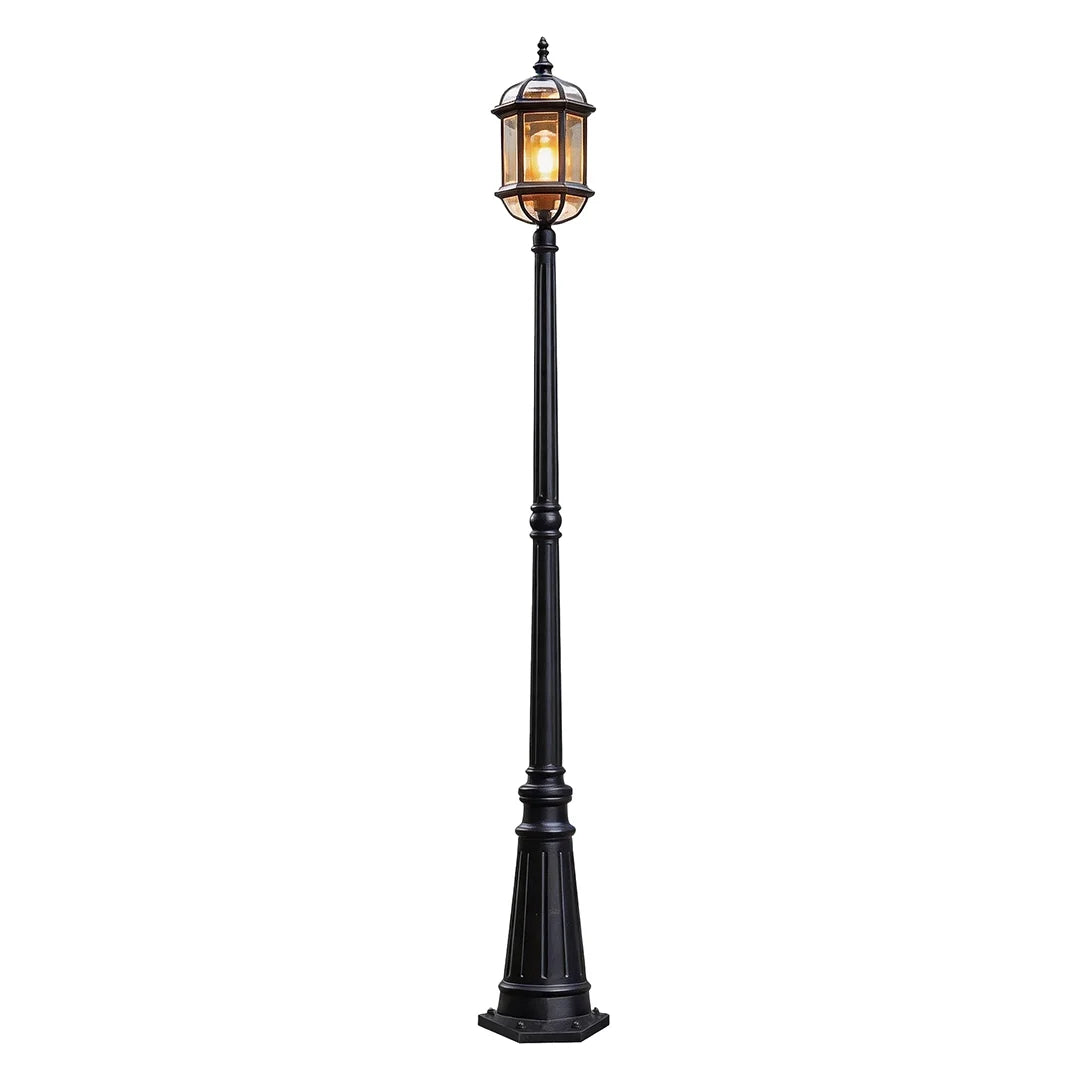 Lamp Post Outdoor Lighting European Vintage Tall Light