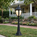 Garden Path Light European Vintage Glass Lawn Light