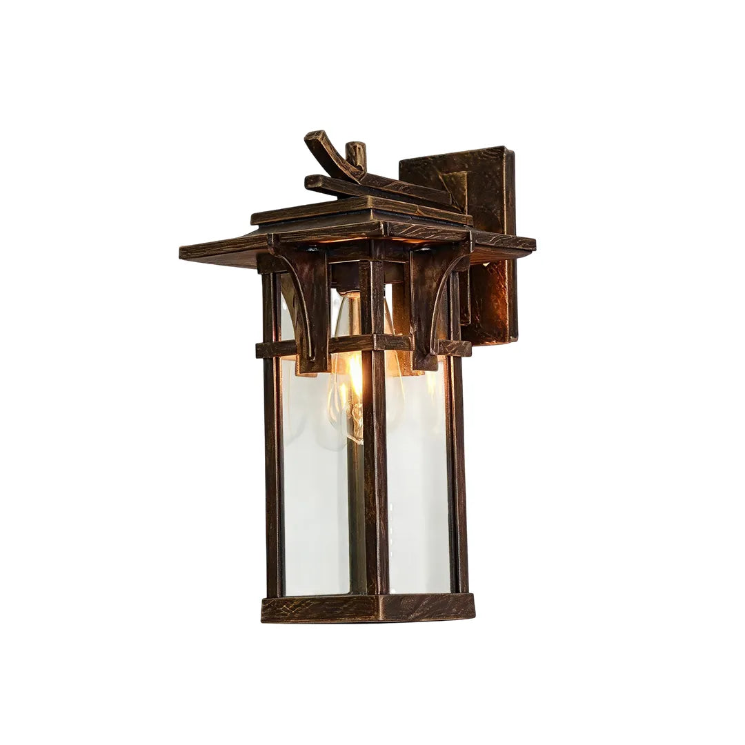 Vintage Wall Light Fixtures Rectangular Glass Outdoor Light