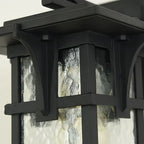 Vintage Wall Light Fixtures Rectangular Glass Outdoor Light