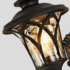 Vintage Wall Sconce Light Fixtures American Outdoor Glass Light