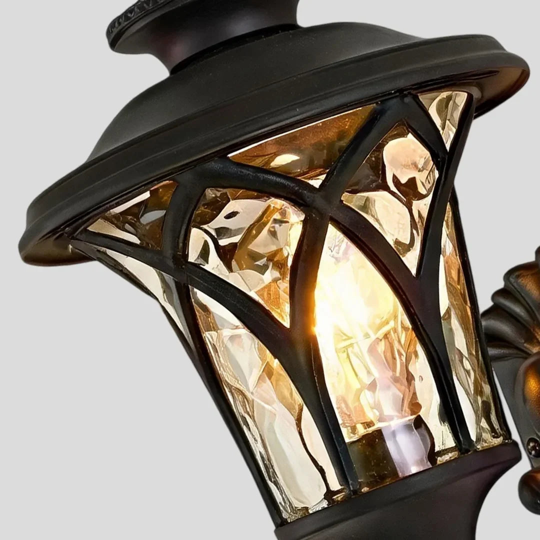 Vintage Wall Sconce Light Fixtures American Outdoor Glass Light