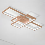 Display Of Rectangles Abstract LED Flush Mount Ceiling Lights