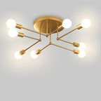 8-light LED Modern Sputnik Chandelier Ceiling Lights Pendant Lighting