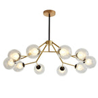 Geometric LED Nordic Glass Sputnik Chandeliers Pendant Light Hanging Lamp