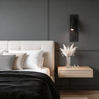 Wall Lamp with USB Charger Rectangular Adjustable Modern Light