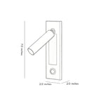 Wall Mounted LED Lights Modern Minimalist Reading Lamp
