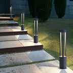 LED Bollard Path Lights Modern Black Landscape Light