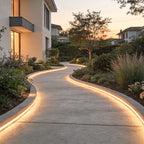 Waterproof LED Light Strips Solar Remote Control Flexible Lights
