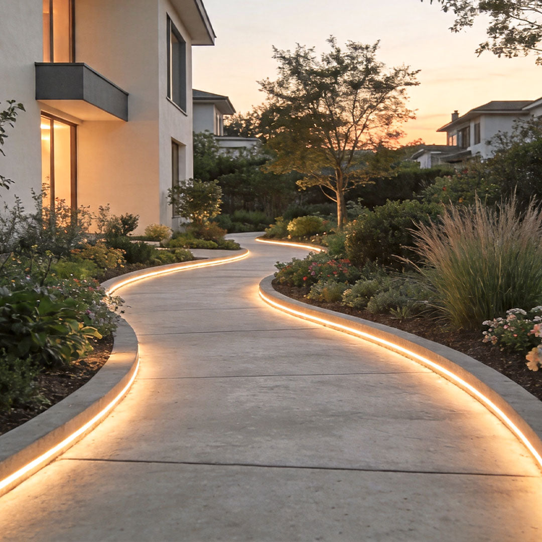 Waterproof LED Light Strips Solar Remote Control Flexible Lights