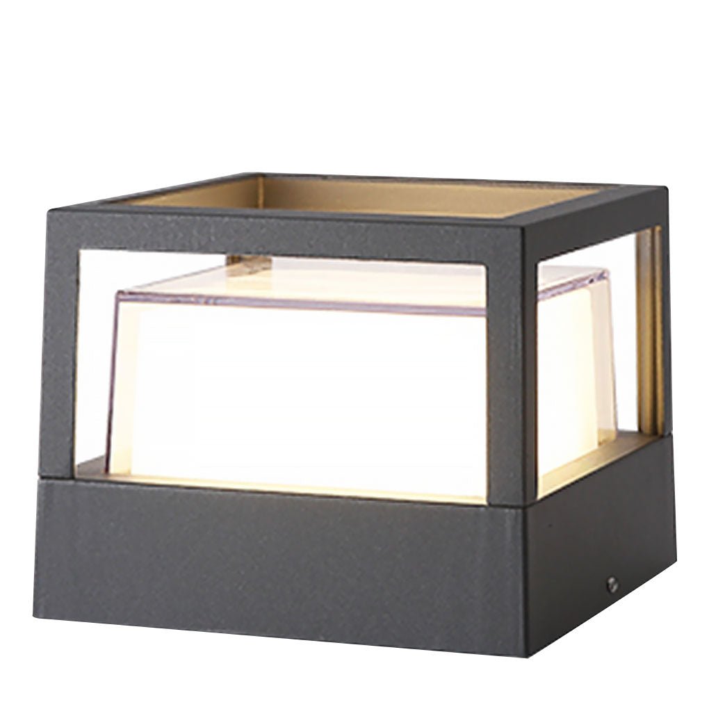 Square Pillar Lights Double-Layered Light-Blocking Outdoor Lamp