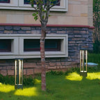 [Open-Box] Black Aluminum Garden LED 7W 4-Beam Landscape Bollard Lights