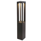 LED Bollard Garden Light Black Aluminum Garden Landscape Light